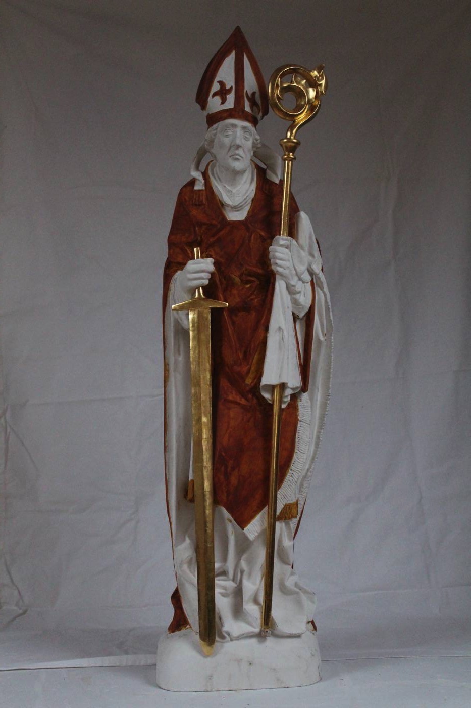 Heiliger Kilian (Riemenschneider Kopie) 2015 Grundierung:Polus: Blattgold