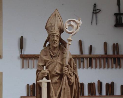 Heiliger Kilian (Riemenschneider Kopie) 2015