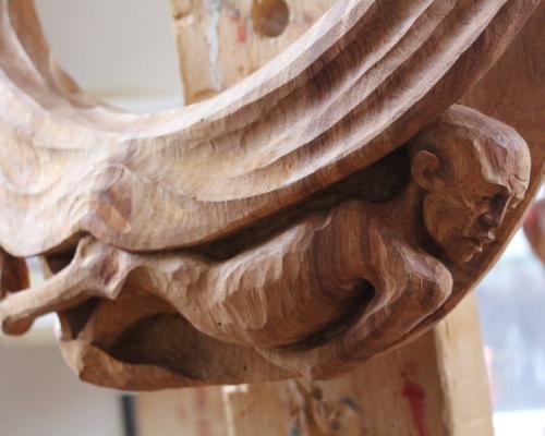 NS-Opfer in der Fane der Bundesrepublik eingewickelt (Römischer Streitwagen)....